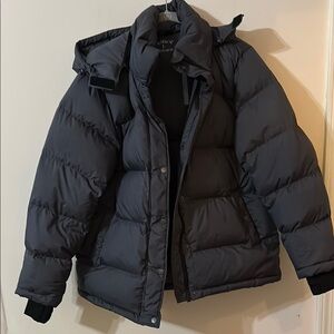 Quince Responsible Down Cinch Waist Puffer Jacket